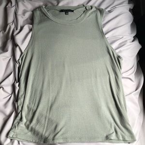 Muscle Tank Light Olive Green